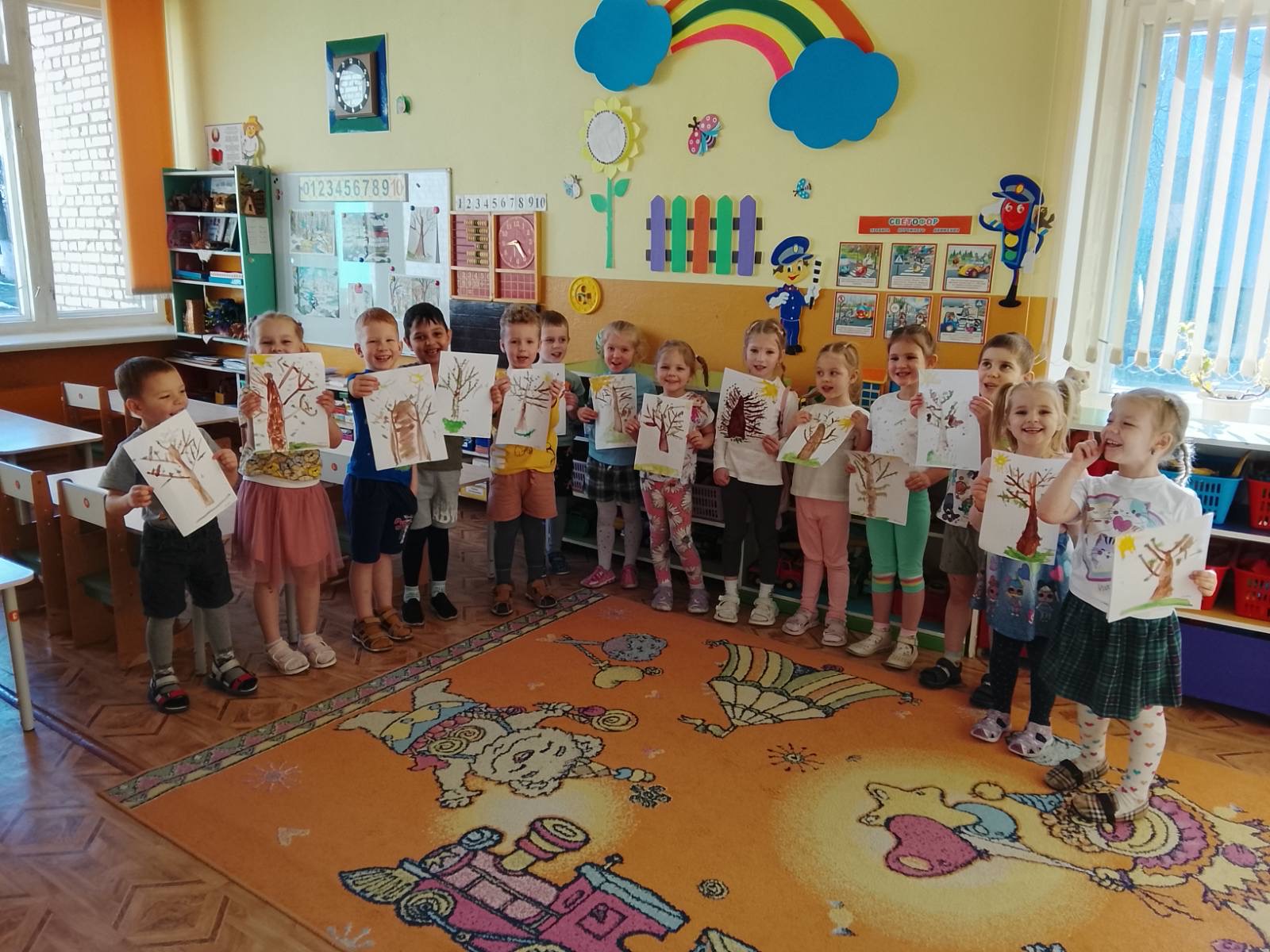 Маленькие художники встречают весну